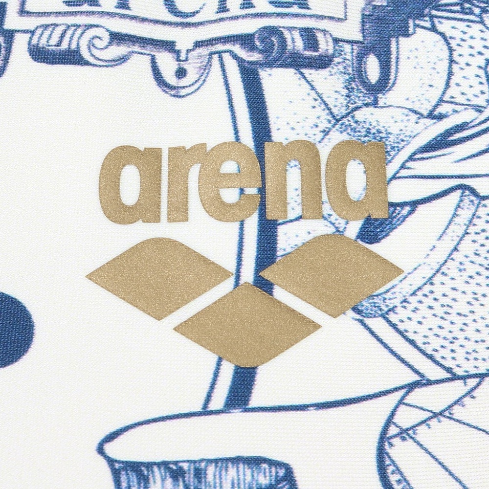アリーナ（ARENA）（レディース）フィットネス水着 水泳 フィットネスセパレート 上下セット カバーバック AS5FWF52L WHNV
