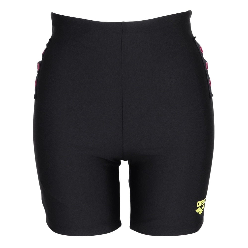 アリーナ（ARENA）（レディース）フィットネス水着 水泳 フィットネスセパレート 上下セット カバーバック AS5FWF53L BLBK