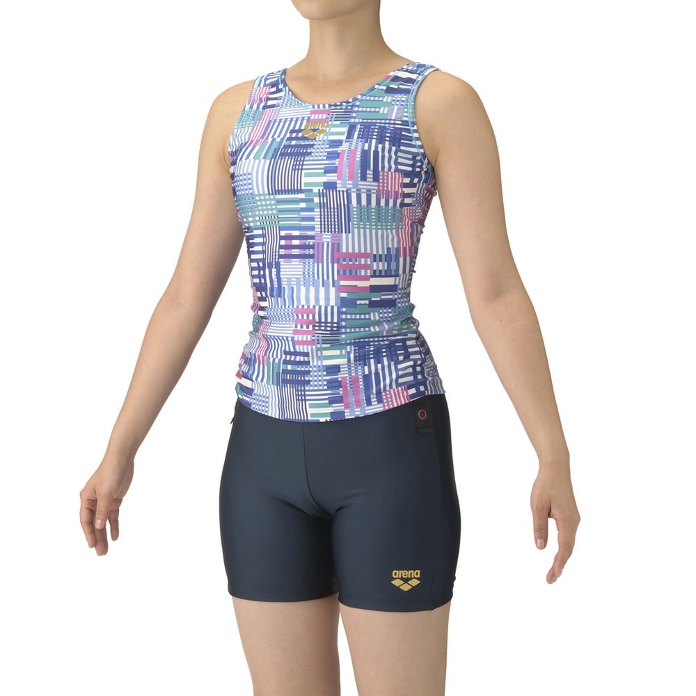 アリーナ（ARENA）（レディース）フィットネス水着 レディース 水泳 セパレーツ Uバック AS5FWF55L BLNV