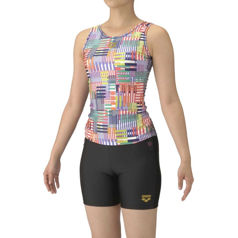 アリーナ（ARENA）（レディース）フィットネス水着 レディース 水泳 セパレーツ Uバック AS5FWF55L RDBK