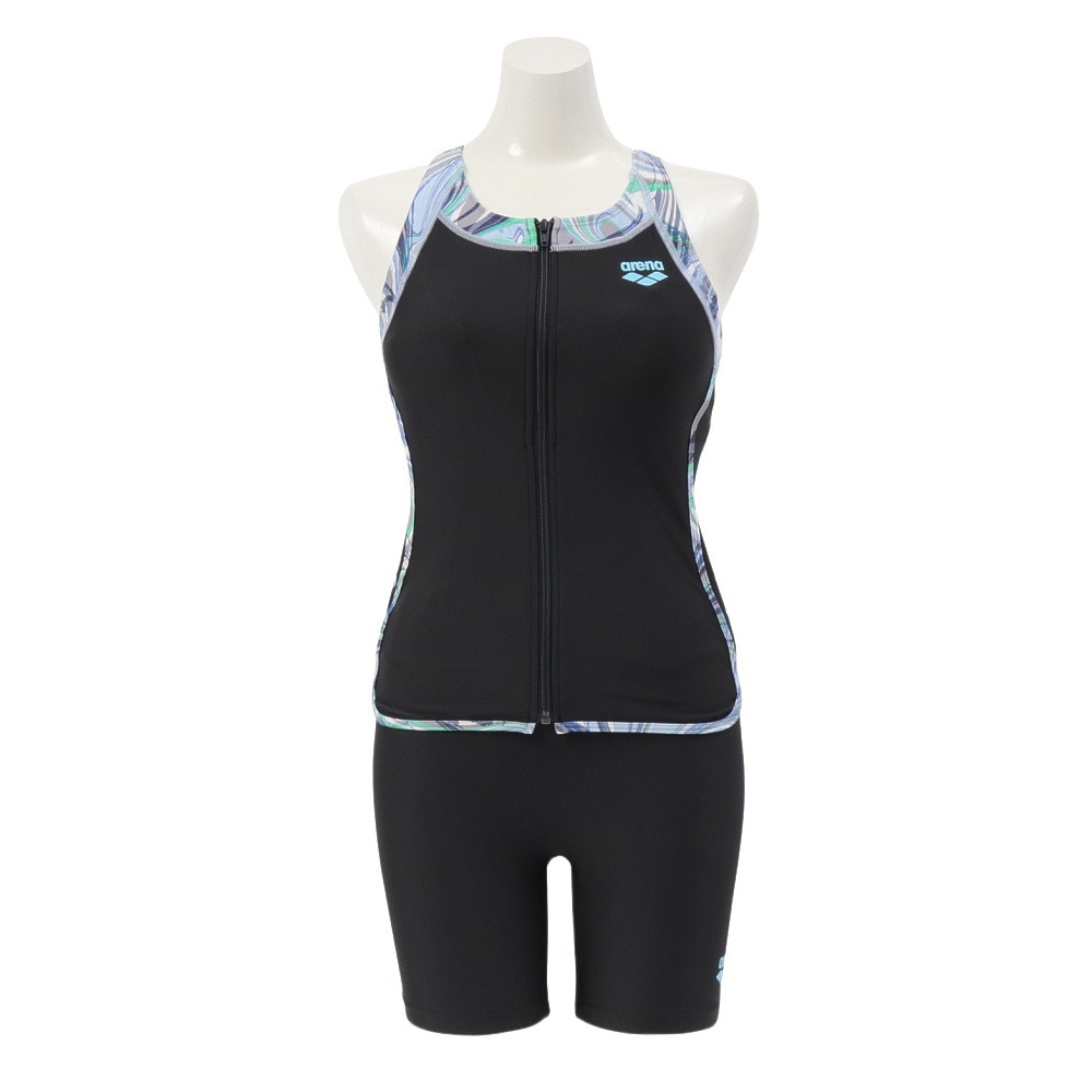 アリーナ（ARENA）（レディース）フィットネス水着 水泳 フィットネスセパレート Yバック AS5SWF48L GYBL