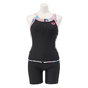 (レディース)フィットネス水着 水泳 フィットネスセパレート Yバック AS5SWF48L GYPK
