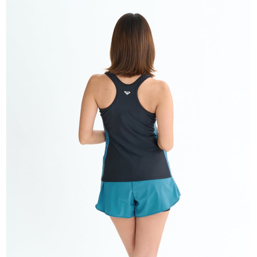 新品未使用　Roxy ロキシー水陸両用 フィットネス 水着　ブルー　M ロキシー（ROXY）（レディース）フィットネス水着 レディース 水泳