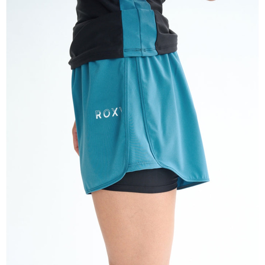 新品未使用　Roxy ロキシー水陸両用 フィットネス 水着　ブルー　M ロキシー（ROXY）（レディース）フィットネス水着 レディース 水泳