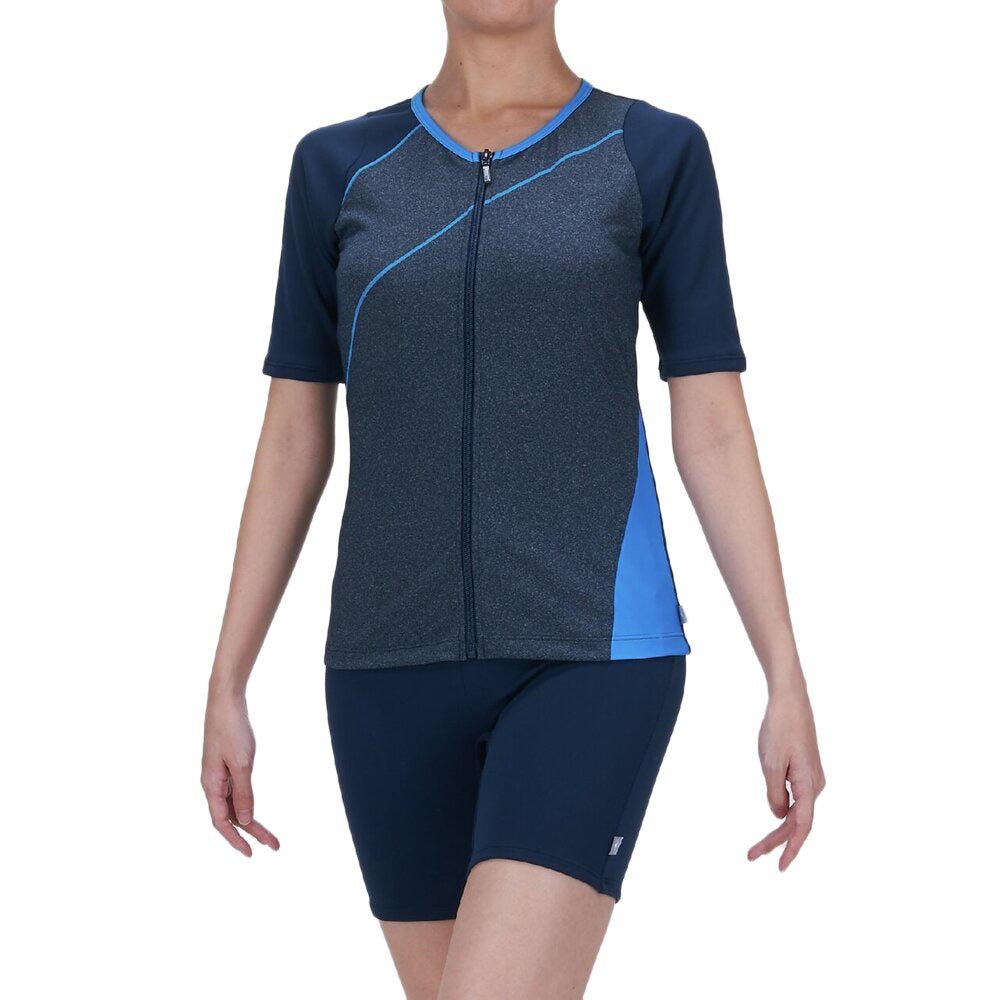 Mizuno スポーツ用水着 ネイビー/ブルー ミズノ（MIZUNO）（レディース）フィットネス水着 レディース 水泳