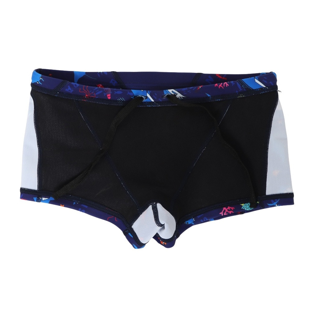 RA（RA）（キッズ）水着 ジュニア 男子 水泳 ショートボクサー SEA WORL RA123-BSEAWJR NV