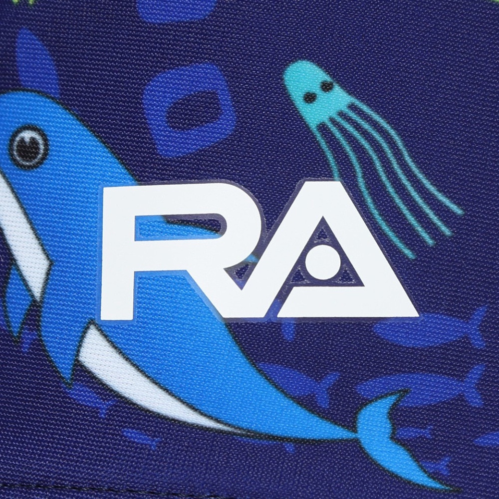 RA（RA）（キッズ）水着 ジュニア 男子 水泳 ショートボクサー SEA WORL RA123-BSEAWJR NV