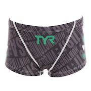 ティア（TYR）（キッズ）競泳水着 ジュニア 男子 水泳 ANYTIME CHEVRON LOW-RISE BOXER BCHEVJR-18M BKGN