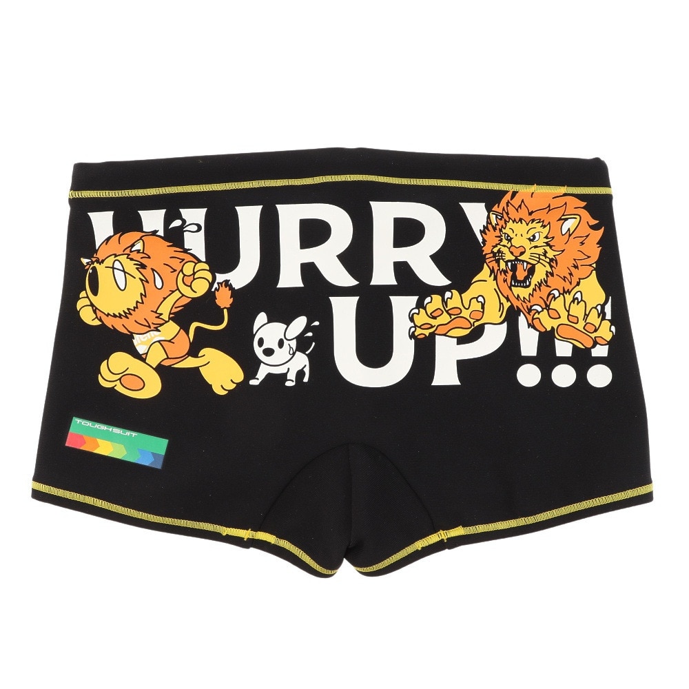 アリーナ｜競泳水着 ジュニア 男子 水泳 アリーナくんデザイン ショートボックス FSA-2614J BKYL - スポーツ用品はスーパースポーツゼビオ