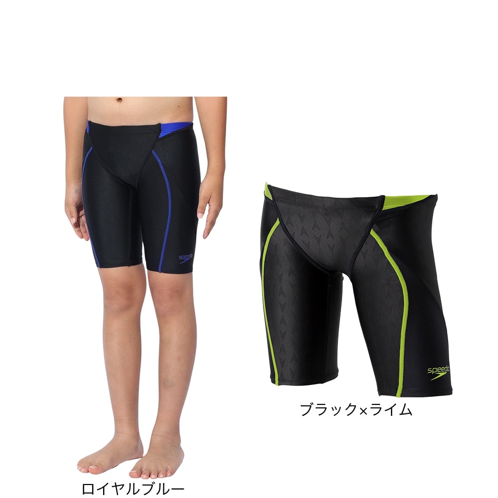 スピード（SPEEDO）（キッズ）競泳水着 ジュニア 男子 水泳 フレックスシグマカイジュニアジャマー WA承認モデル SCB62301F CG