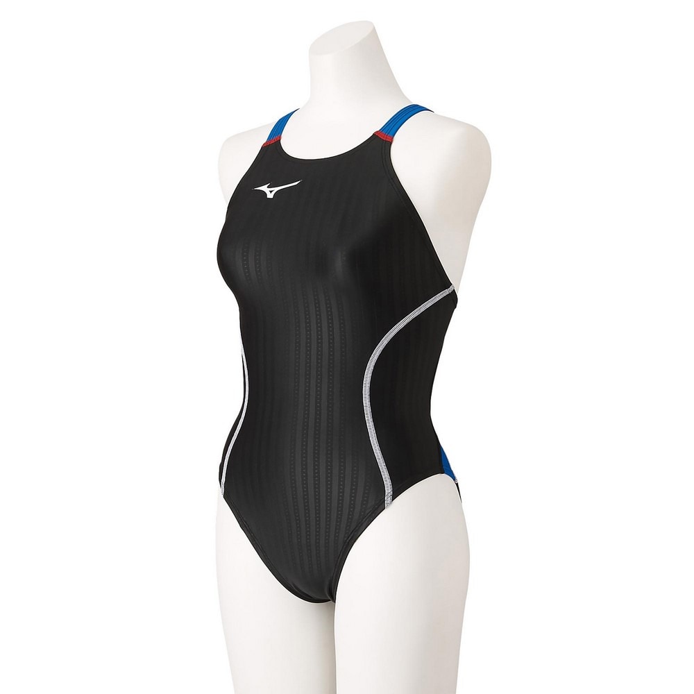ミズノ（MIZUNO）（キッズ）競泳水着 ジュニア 女子 水泳 ミディアムカット WA承認モデル N2MA142491