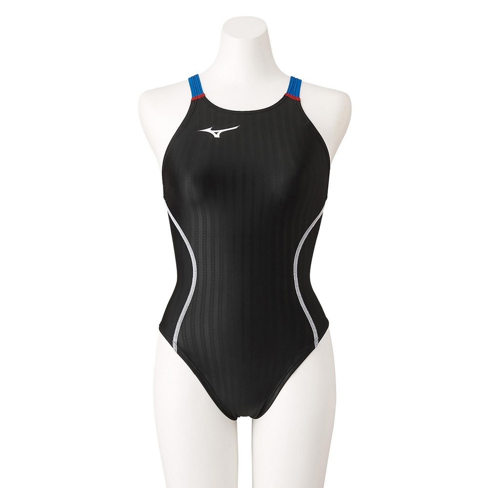 ミズノ（MIZUNO）（キッズ）競泳水着 ジュニア 女子 水泳 ミディアムカット WA承認モデル N2MA142491