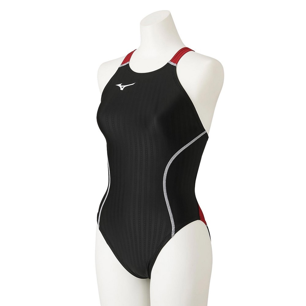 ミズノ（MIZUNO）（キッズ）競泳水着 ジュニア 女子 水泳 ミディアムカット WA承認モデル N2MA142496