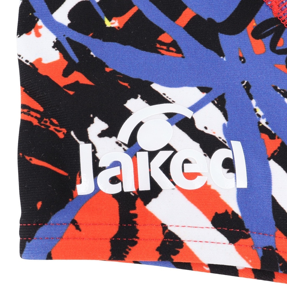 ジャケッド（Jaked）（キッズ）競泳水着 ジュニア 男子 水泳 ショートスパッツ 赤 130-140センチ 0820666-0005 運動 スポーツ アスリート 選手 おしゃれ