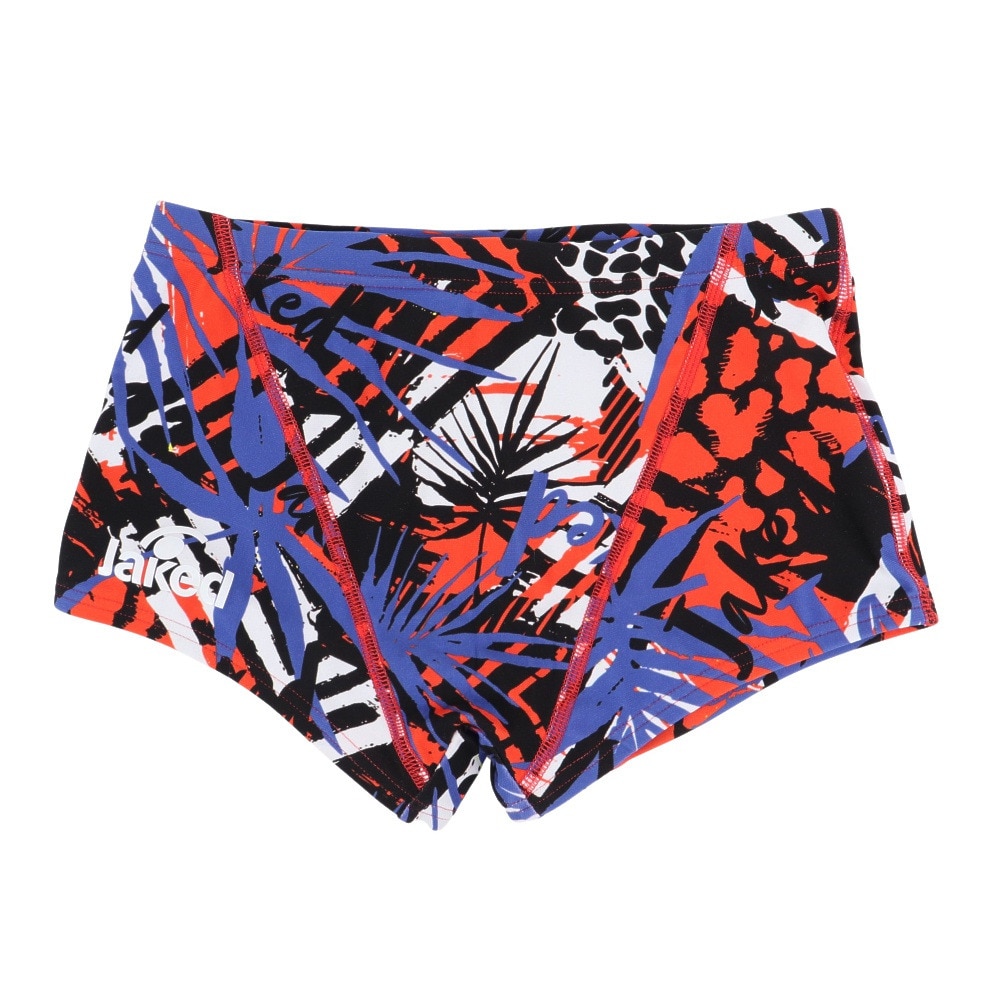 ジャケッド（Jaked）（キッズ）競泳水着 ジュニア 男子 水泳 ショートスパッツ 赤 130-140センチ 0820666-0005 運動 スポーツ アスリート 選手 おしゃれ