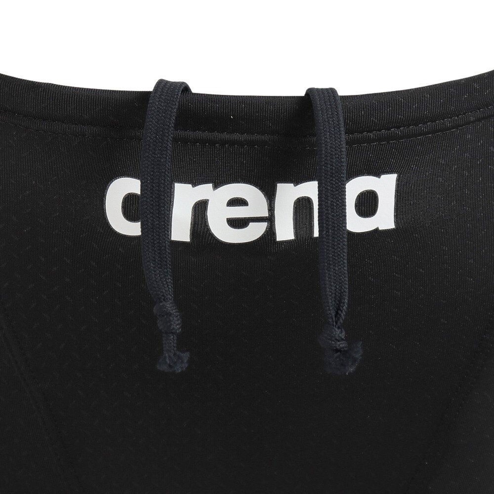 アリーナ（ARENA）（キッズ）競泳水着 アクアアドバンスト ハーフスパッツ 黒 青 130-140センチ WA承認モデル ARN-1022MJ BKBU レッグ丈 4分丈 ジュニア 学生