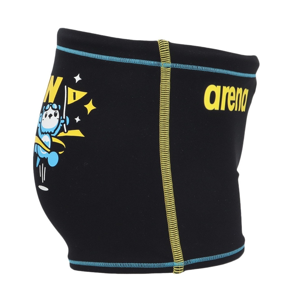 アリーナ（ARENA）（キッズ）競泳水着 ジュニア 男子 水泳 トレーニングスパッツ AS5SWM02B BK01