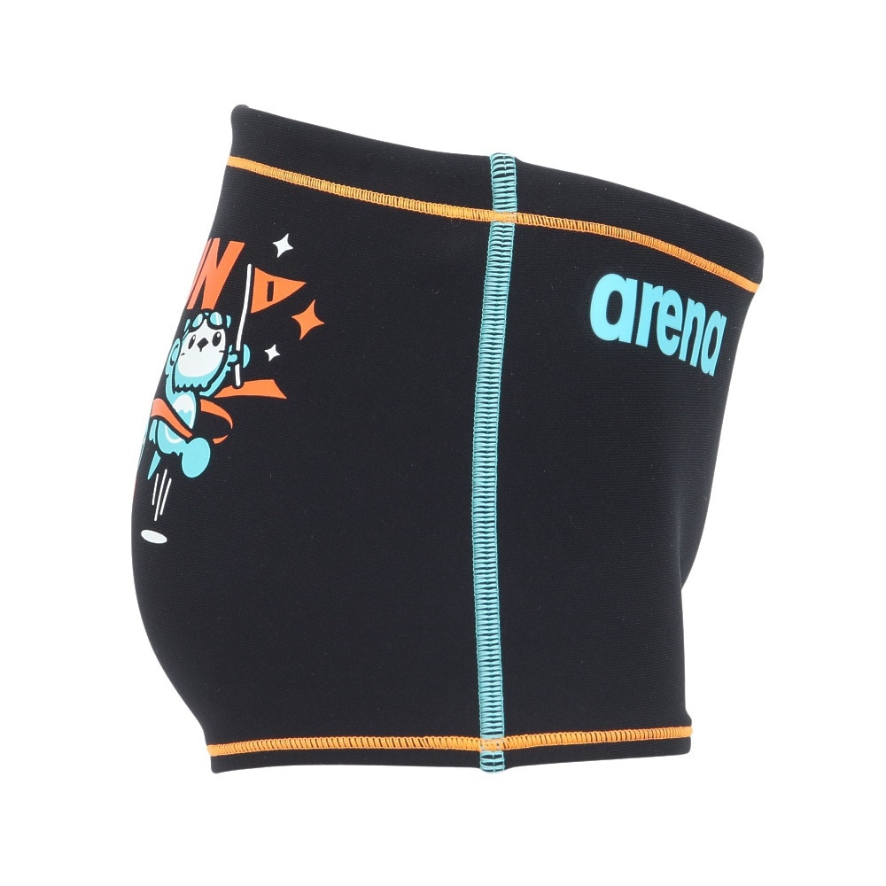 アリーナ（ARENA）（キッズ）競泳水着 ジュニア 男子 水泳 トレーニングスパッツ AS5SWM02B BK03