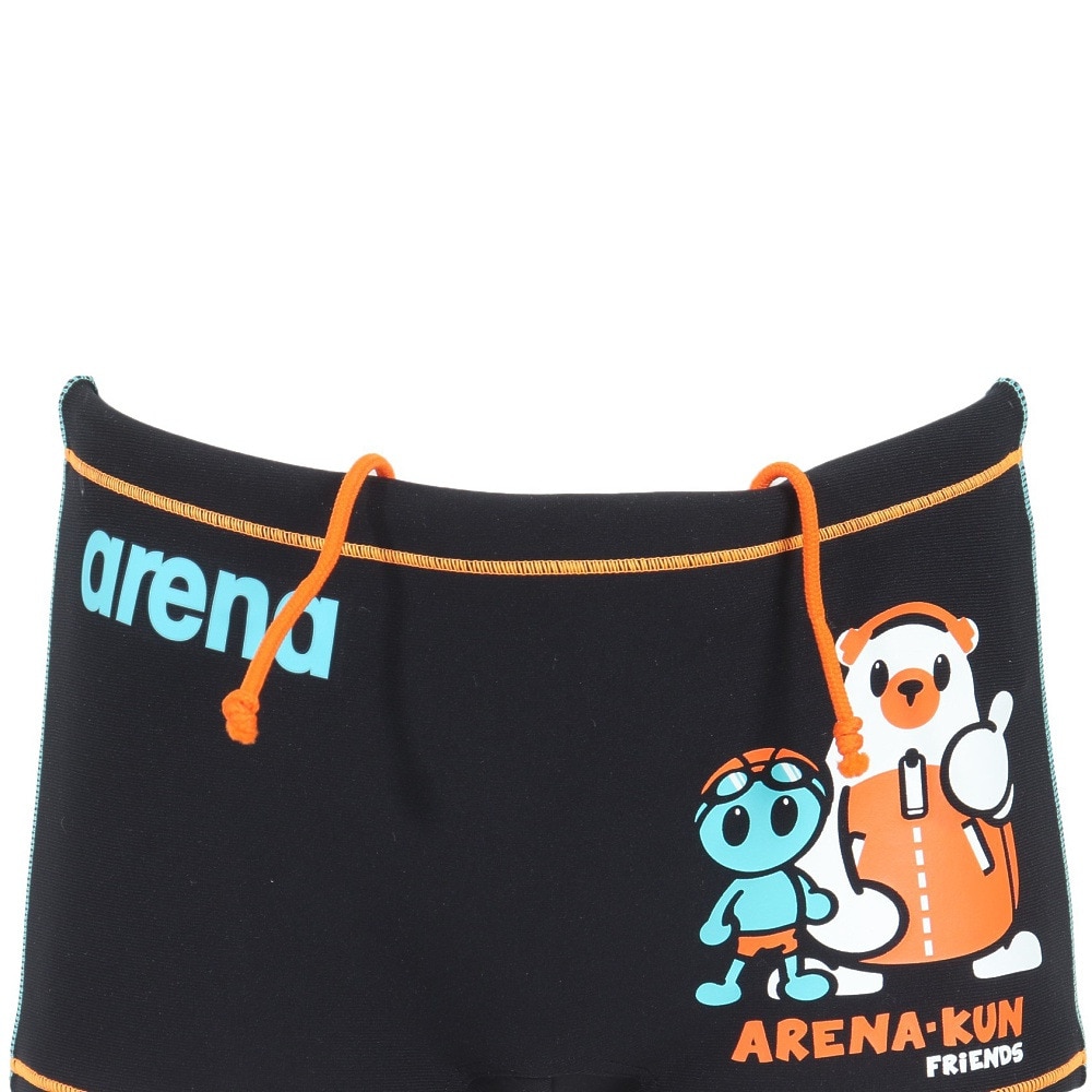 アリーナ（ARENA）（キッズ）競泳水着 ジュニア 男子 水泳 トレーニングスパッツ AS5SWM02B BK03