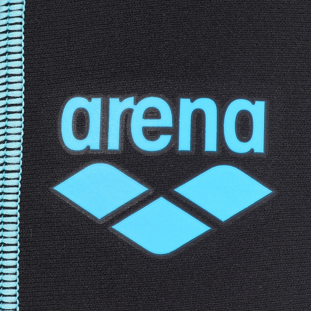 アリーナ（ARENA）（キッズ）競泳水着 ジュニア 男子 水泳 タフスーツ トレーニングスパッツ ショートレッグ 黒 130-140サイズ AS5FWM01B BK04 アリーナくん