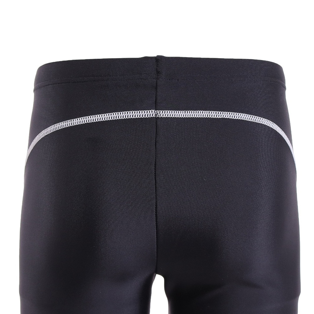 ティア（TYR）（キッズ）スクール水着 ジュニア 男子 男の子 ボーイズロングボクサー JSCHSTCHLONG122X BLKWHT 撥水 UVカット UPF50+ 股下長め 130-170センチ