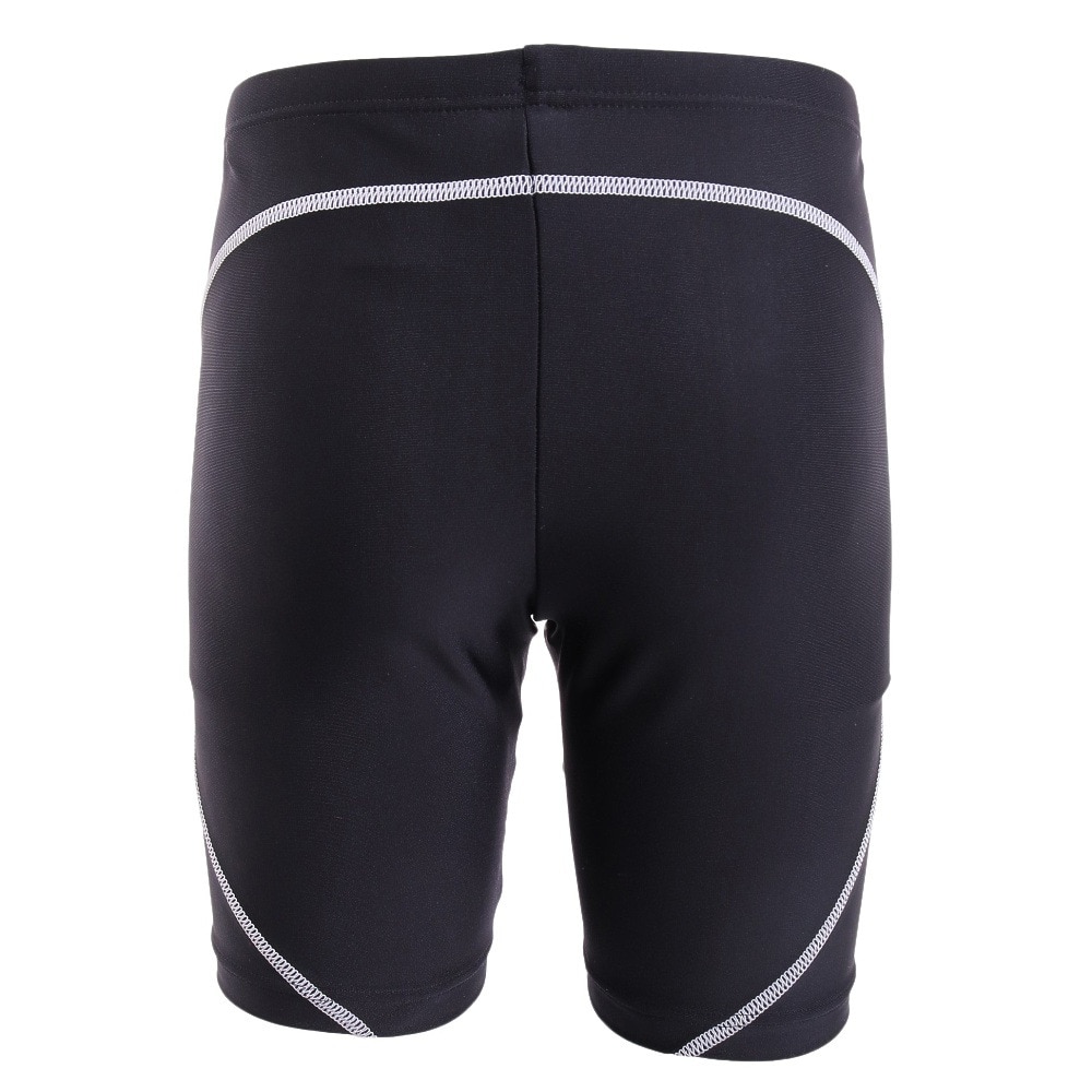 ティア（TYR）（キッズ）スクール水着 ジュニア 男子 男の子 ボーイズミドルボクサー JSCHSTCHMID122X BLKWHT 撥水 UVカット UPF50+ 130-170センチ