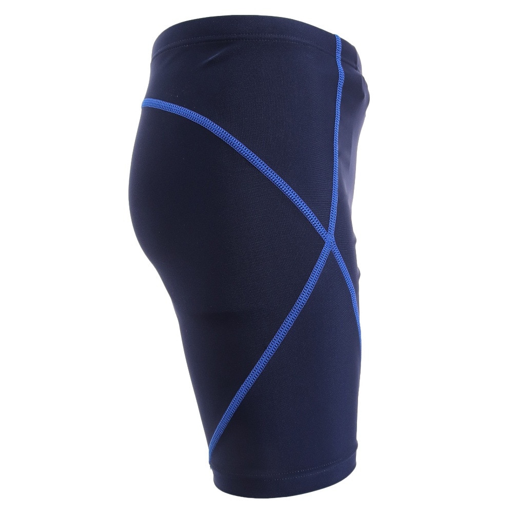 ティア（TYR）（キッズ）スクール水着 ジュニア 男子 男の子 ボーイズミドルボクサー JSCHSTCHMID122X NVYBLU 撥水 UVカット UPF50+