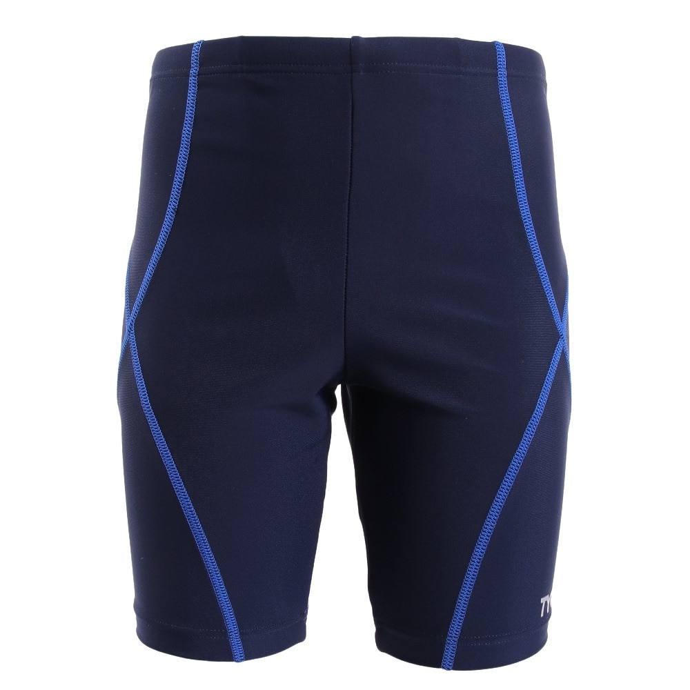 ティア（TYR）（キッズ）スクール水着 ジュニア 男子 男の子 ボーイズミドルボクサー JSCHSTCHMID122X NVYBLU 撥水 UVカット UPF50+