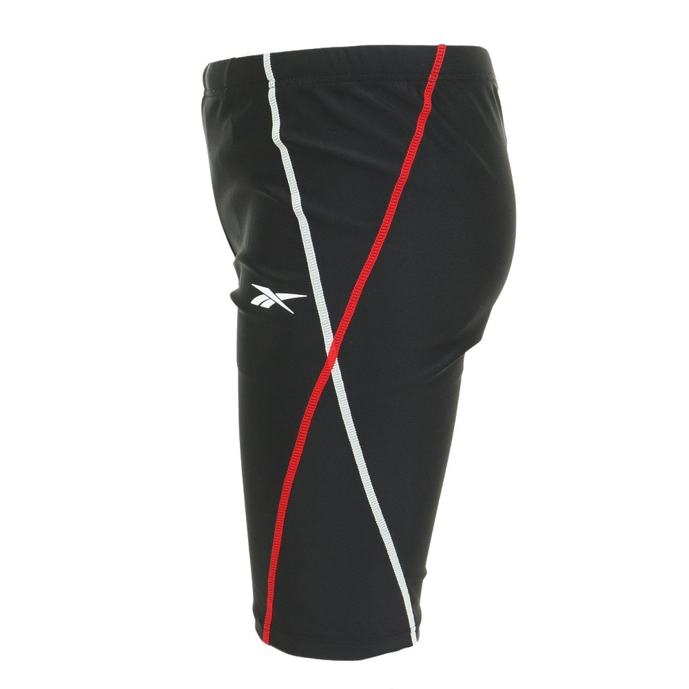 リーボック（REEBOK）（キッズ）スクール水着 ジュニア 男子 水泳 ステッチ入りロング丈パンツ 123-391BK