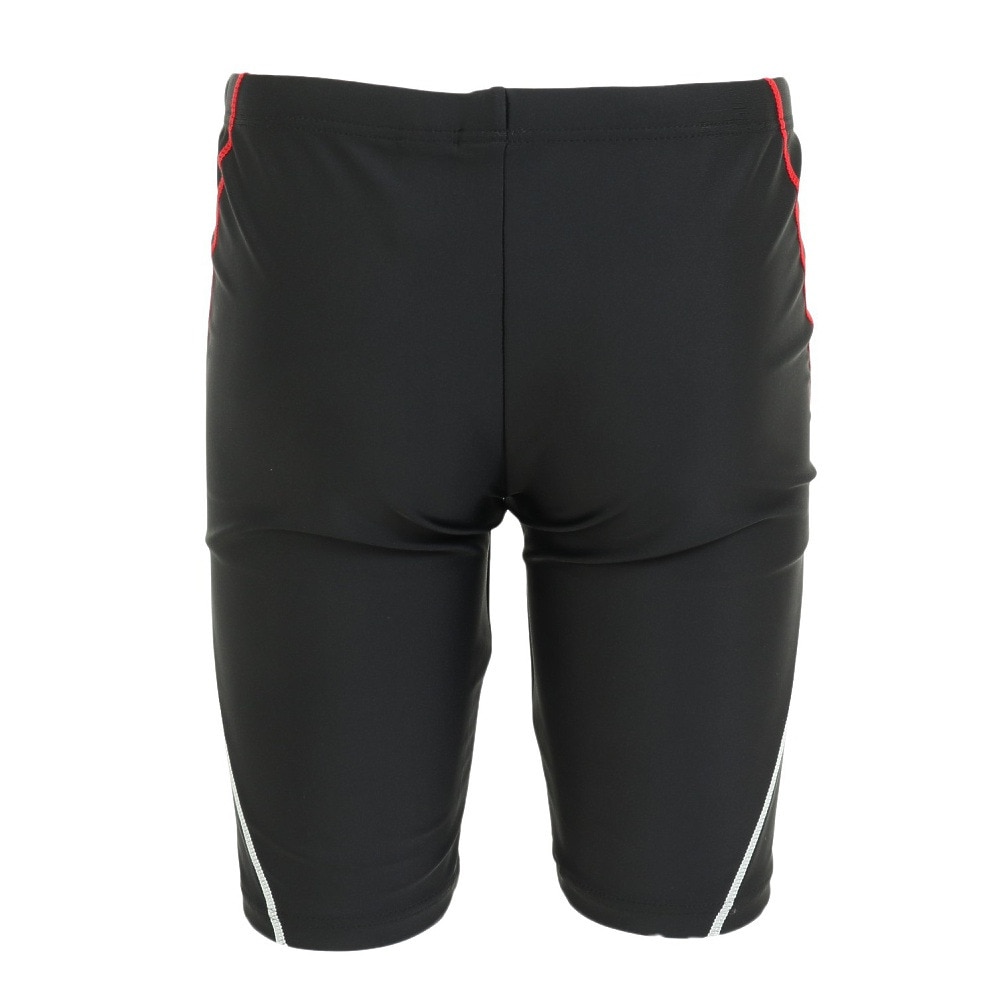 リーボック（REEBOK）（キッズ）スクール水着 ジュニア 男子 水泳 ステッチ入りロング丈パンツ 123-391BK