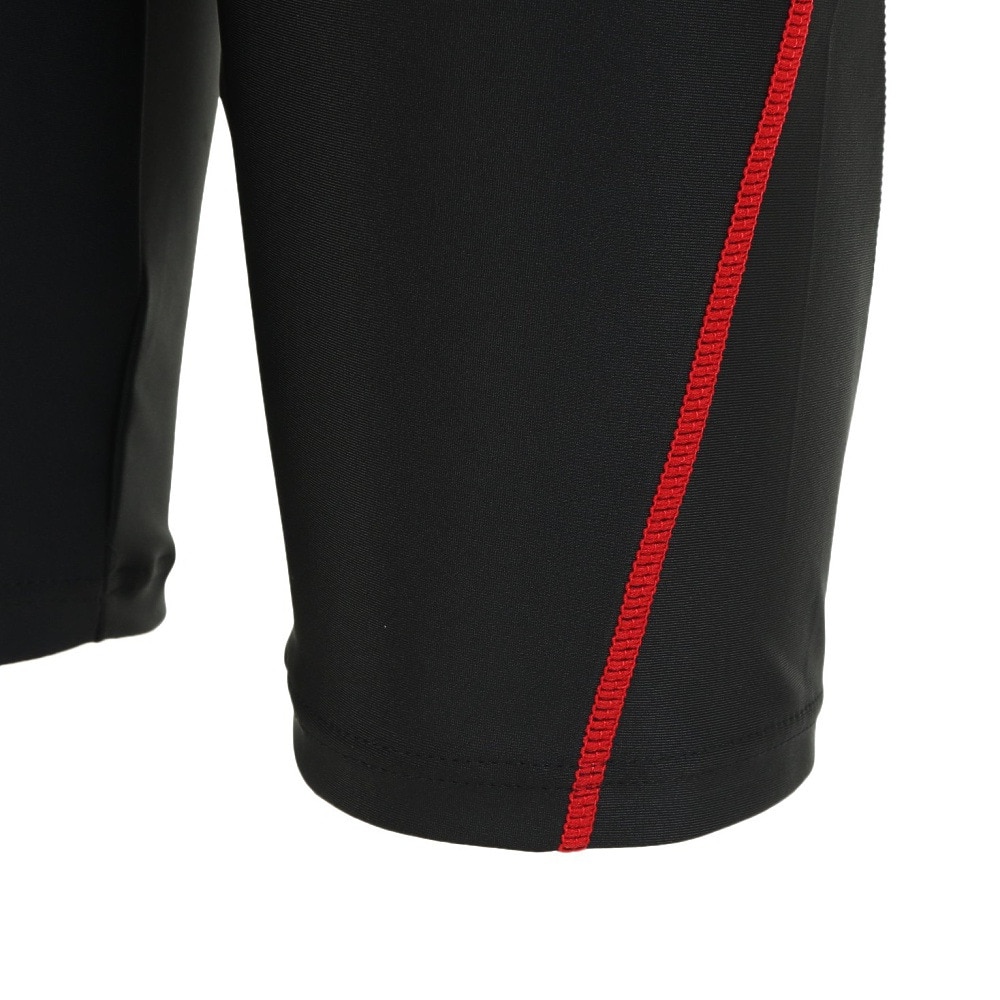 リーボック（REEBOK）（キッズ）スクール水着 ジュニア 男子 水泳 ステッチ入りロング丈パンツ 123-391BK