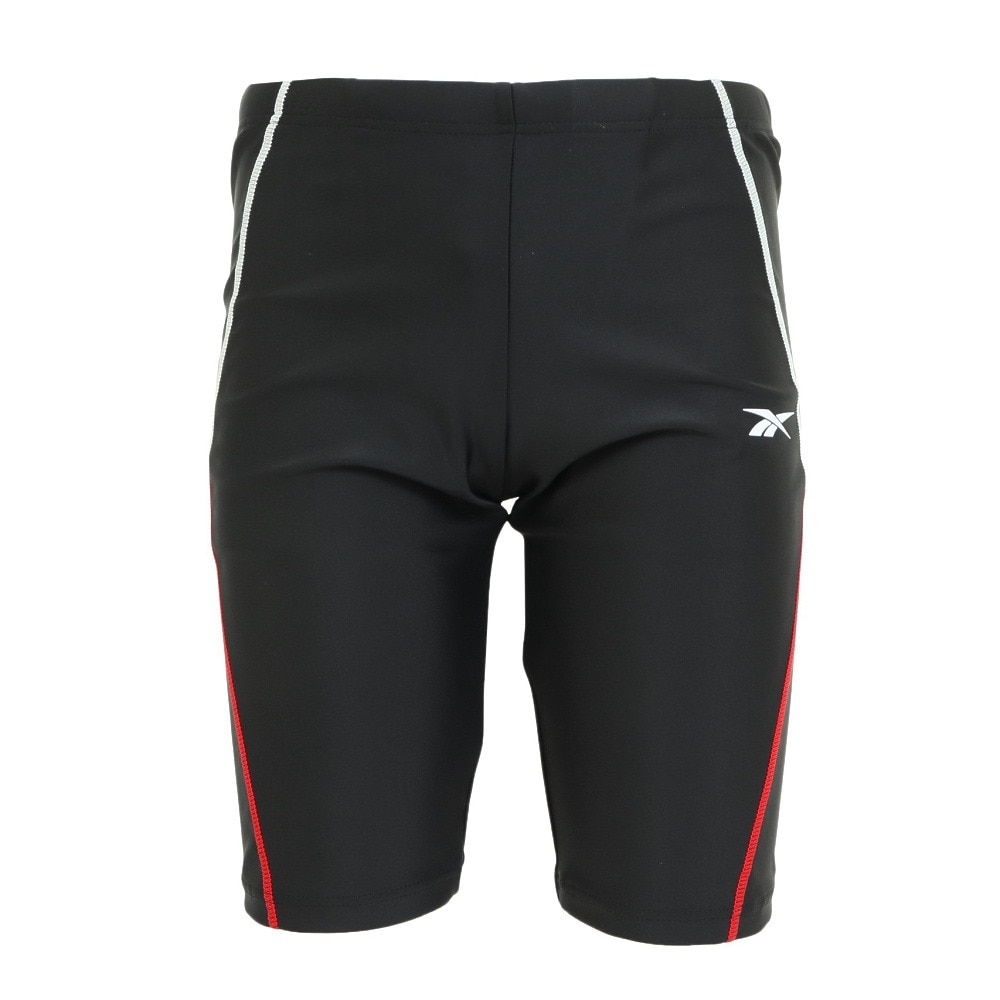 リーボック（REEBOK）（キッズ）スクール水着 ジュニア 男子 水泳 ステッチ入りロング丈パンツ 123-391BK
