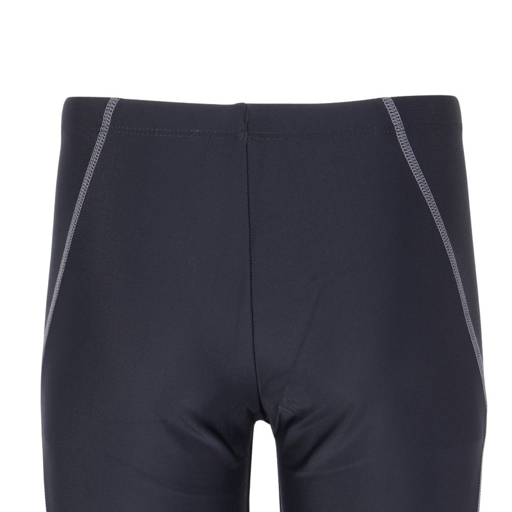 ナイキ（NIKE）（キッズ）スクール水着 ジュニア 男子 水泳 SS24 ボーイズ ロングスパッツ 110-170センチ 1991087-018 ウエスト調節可 スポーツ 運動 ロゴ入り
