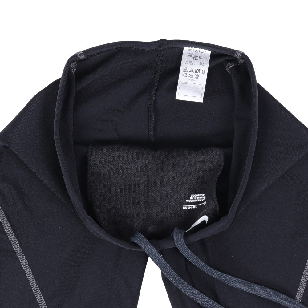 ナイキ（NIKE）（キッズ）スクール水着 ジュニア 男子 水泳 SS24 ボーイズ ロングスパッツ 110-170センチ 1991087-018 ウエスト調節可 スポーツ 運動 ロゴ入り