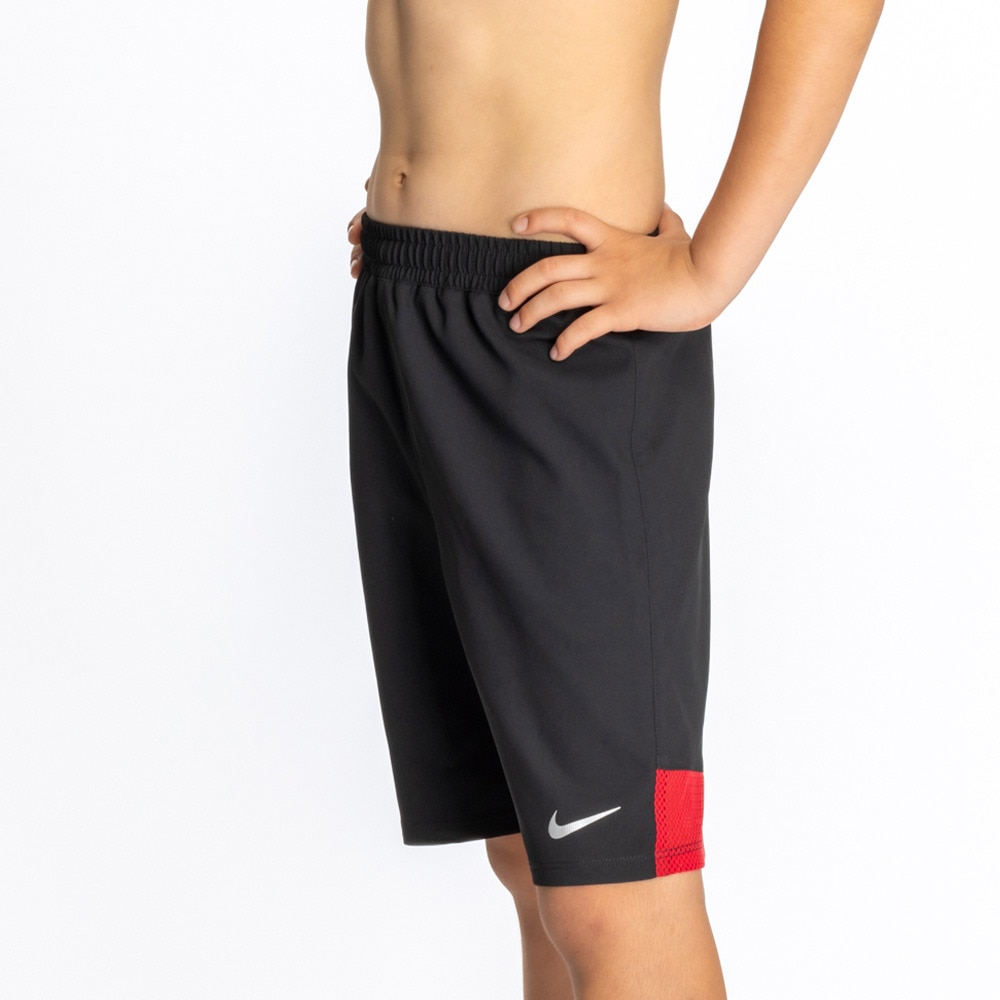 ナイキ（NIKE）（キッズ）スクール水着 ジュニア 男子 水泳 ボレーショーツ 赤 130-170センチ 1991104-005 ウエスト調整可 部活 学校 小学生  競技 競泳 男子