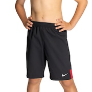 (キッズ)スクール水着 ジュニア 男子 水泳 ボレーショーツ 赤 130-170センチ 1991104-005 ウエスト調整可 部活 学校 小学生  競技 競泳 男子
