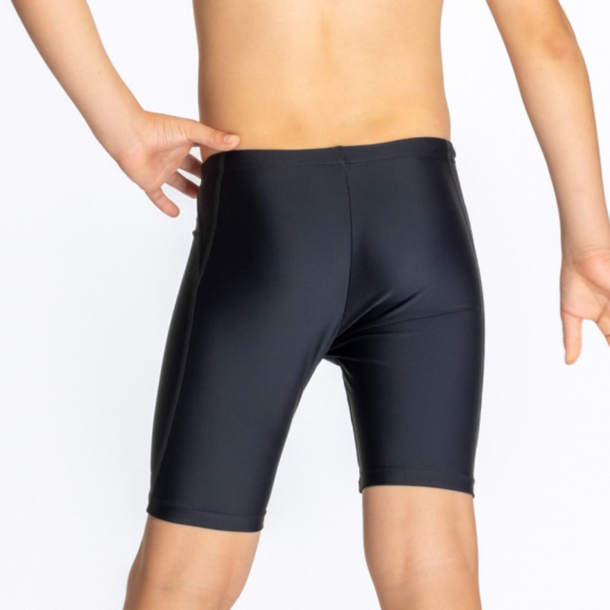ナイキ（NIKE）（キッズ） スクール水着  ボーイズロングスパッツ 黒 1991102-009 ジュニア 男子 水泳 ウエスト調節可 アスリート スイマー 練習 練習用 