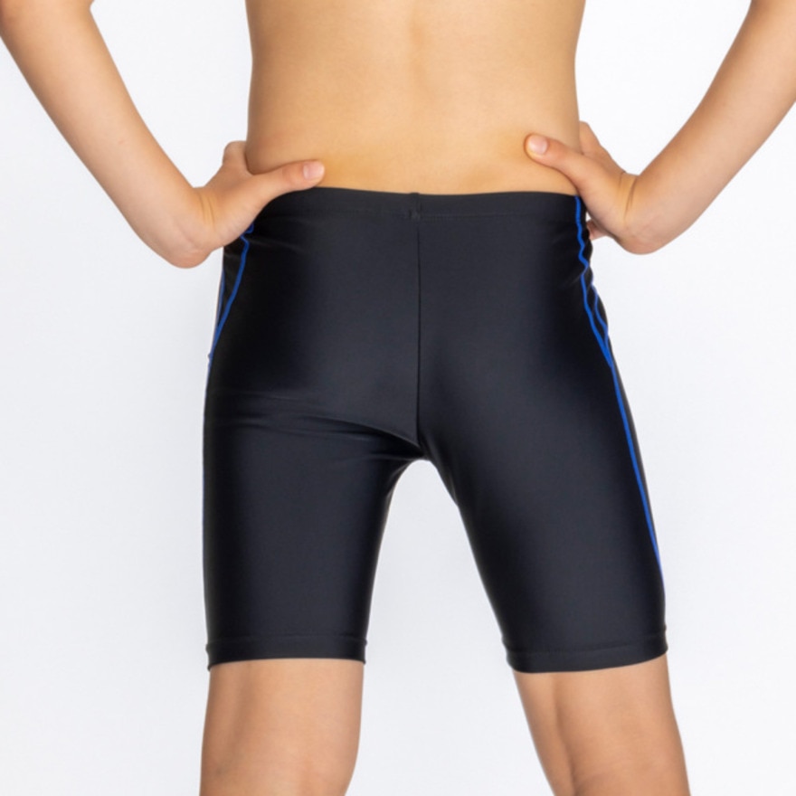 ナイキ（NIKE）（キッズ） スクール水着 ボーイズロングスパッツ 青 120-130センチ 1991102-010 ジュニア 男子 水泳 ウエスト調節可 アスリート スイマー 