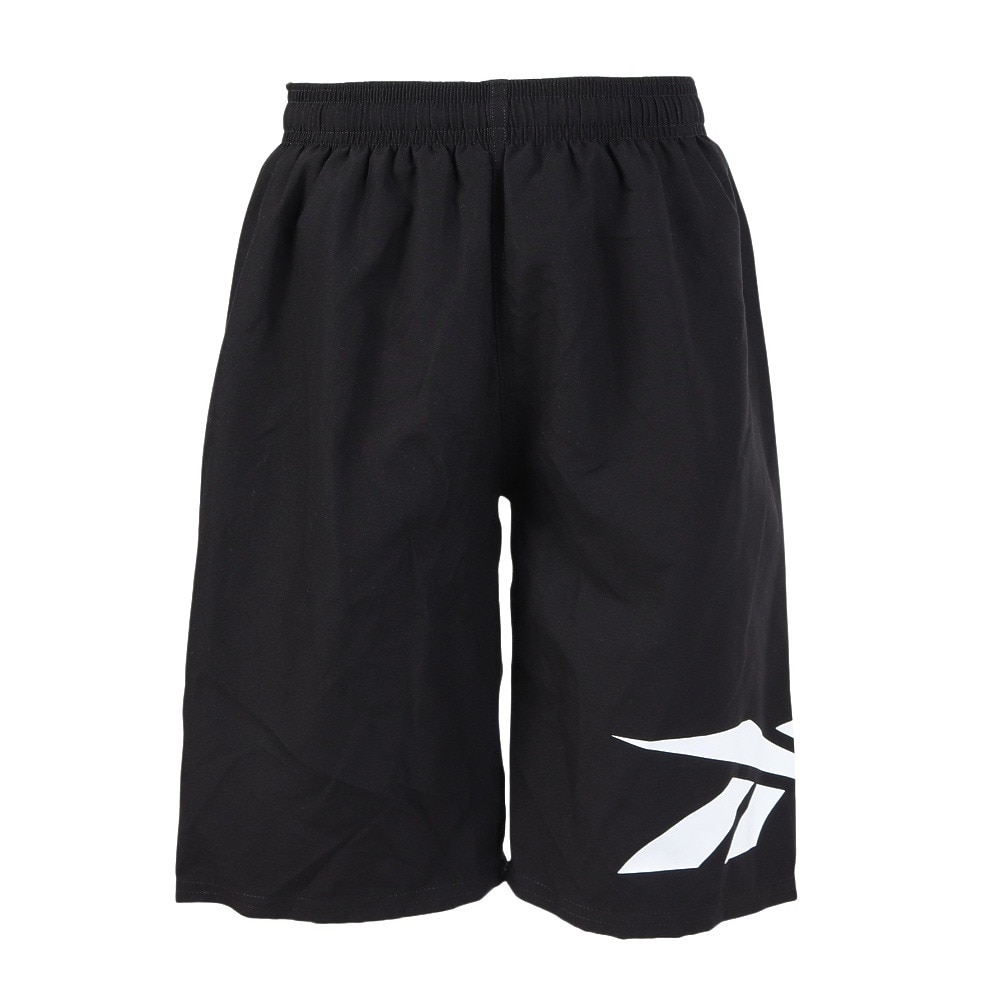 リーボック（REEBOK）（キッズ）スクール水着 ジュニア 男子 水泳 ビックロゴサーフパンツ 115430-BK