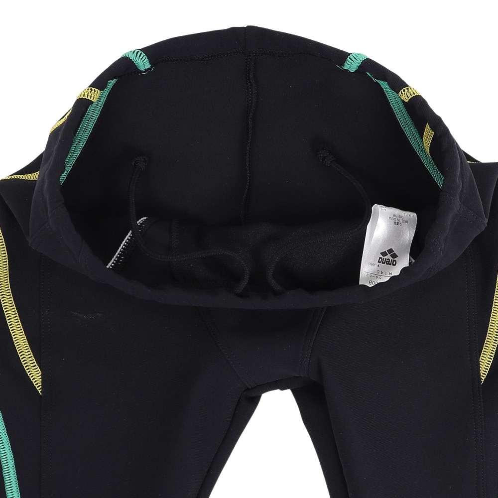 アリーナ（ARENA）（キッズ）スクール水着 ジュニア 男子 水泳 ECOタフ トレーニングスパッツ AS5SWM00B BKGR