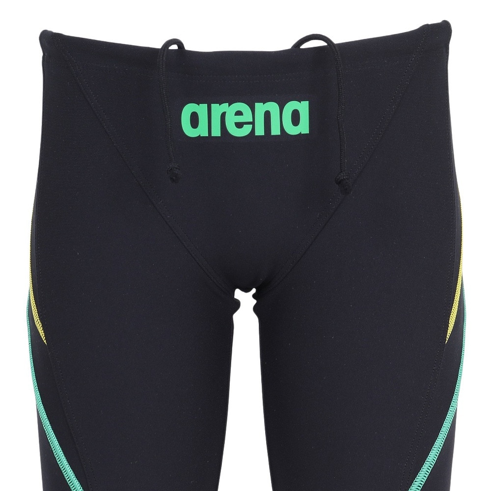 アリーナ（ARENA）（キッズ）スクール水着 ジュニア 男子 水泳 ECOタフ トレーニングスパッツ AS5SWM00B BKGR