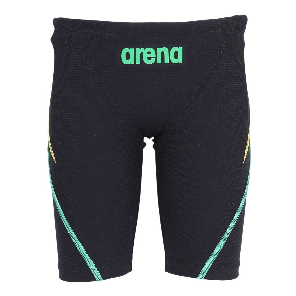 アリーナ（ARENA）（キッズ）スクール水着 ジュニア 男子 水泳 ECOタフ トレーニングスパッツ AS5SWM00B BKGR