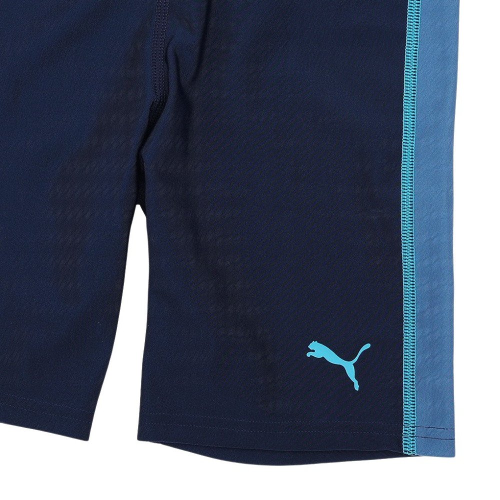 プーマ（PUMA）（キッズ）スクール水着 ジュニア 男子 水泳 アクティブ スポーツ スイムパンツ 紺 130-160サイズ 947018 02 NVY 小学生 子供 プール