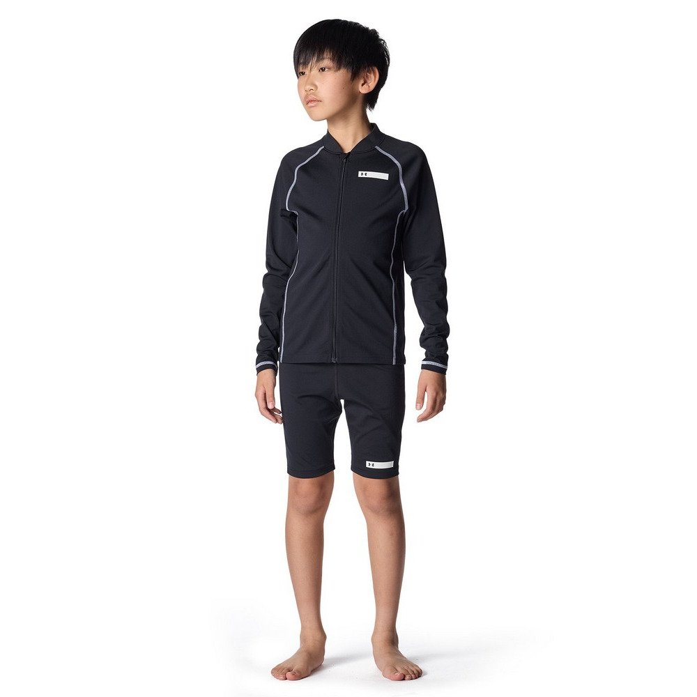 アンダーアーマー（UNDER ARMOUR）（キッズ）スクール水着 ジュニア 男子 水泳 スイムウェア ショーツ 黒 120-160サイズ 6012504 001 プール 学校