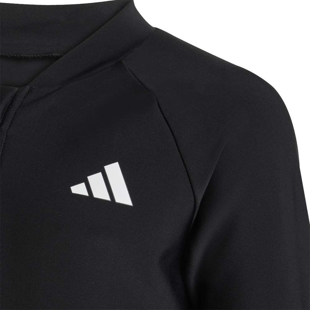 アディダス（adidas）（キッズ）ラッシュガード 水着 ジュニア 水泳 ジップ キッズ 青 120-160サイズ SX826-KB7244 UPF50+ UVカット