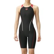 アリーナ（ARENA）（キッズ）競泳水着 ジュニア 女子 水泳 アクアレーシング ハーフスパッツ FINA承認 ARN-2050WJ BKRW