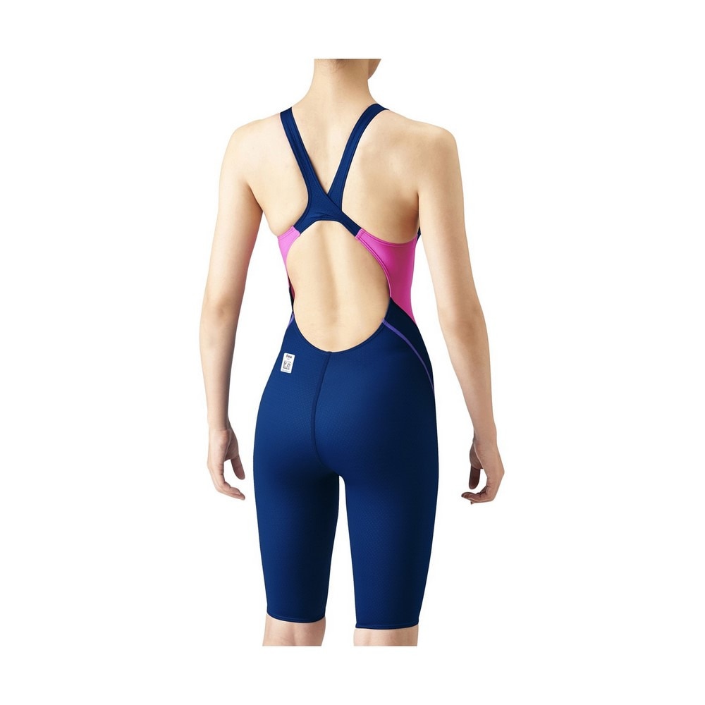 アリーナ（ARENA）（キッズ）競泳水着 ジュニア 女子 水泳 アクアアドバンスト ハーフスパッツオープンバック クロスバック WA承認モデル ARN- 1024WJ NVPK スポーツ用品はスーパースポーツゼビオ