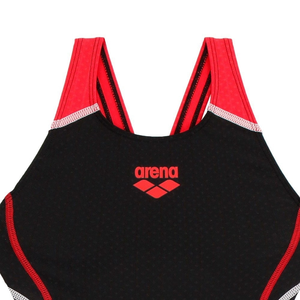 アリーナ（ARENA）（キッズ）競泳水着 ジュニア 女子 水泳 アクアレーシング ハーフスパッツ FINA承認 ARN-2050WJ BKRW