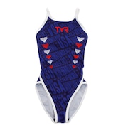 ティーワイアール(TYR)(キッズ)水着 ガールズ 女児 ジュニア トレーニング用 CHEVRON FCHEVJR-18M NV