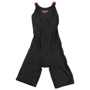 スピード（SPEEDO）（キッズ）競泳水着 ジュニア 女子 水泳 フレックス シグマ ２ セミオープンバックニースキン 2 FINA承認 SCG12050FC KM